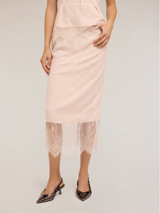 Motivi Motivi Gonna midi 1251Q001110N006 Rosa Regular Fit