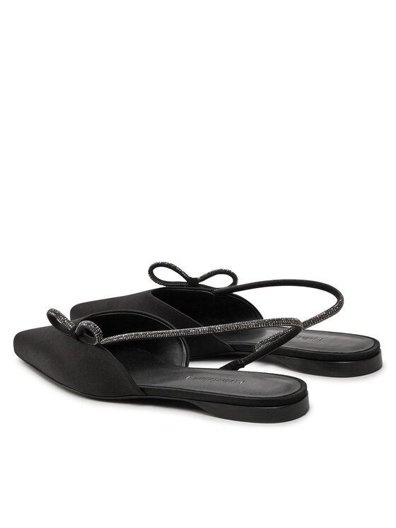 Max Mara Max Mara Baleriny Crystalsling 2424526431600 Czarny