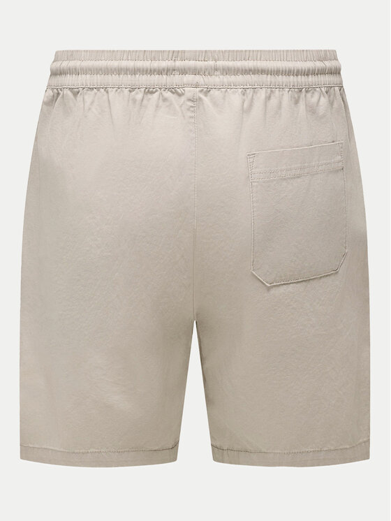Only & Sons Only & Sons Szorty materiałowe Tel 22027949 Beżowy Regular Fit