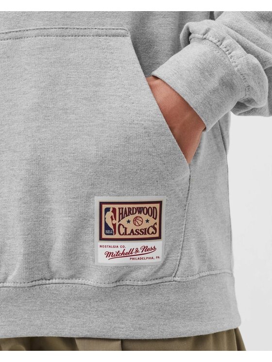 Mitchell & Ness Mitchell & Ness Felpa TEAM LOGO HOODY LOS ANGELES LAKERS Grigio Regular Fit