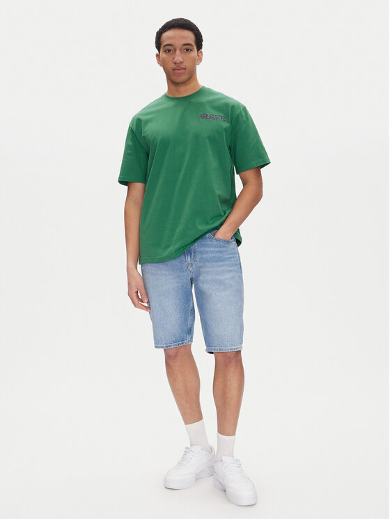 Fila Fila T-krekls Lengeweg FAM0907 Zaļš Regular Fit
