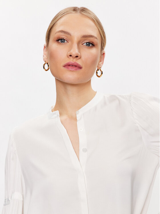 Marc Aurel Marc Aurel Πουκάμισο 6066 1000 93144 Λευκό Relaxed Fit