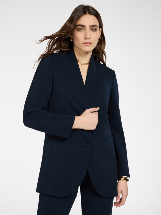 Elena Mirò Elena Mirò Cappotto invernale R062P000112N034 Blu Slim Fit