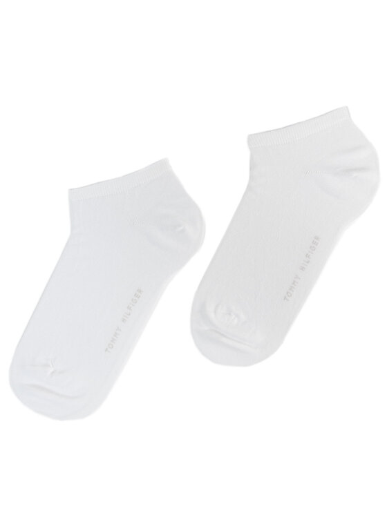 Tommy Hilfiger Tommy Hilfiger 2er-Set niedrige Damensocken Basic Canoodle 343024001 Weiß