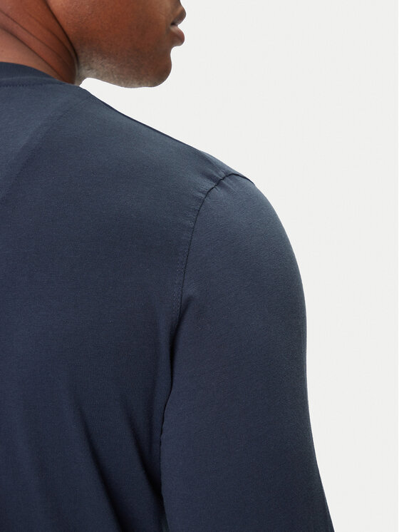Aeronautica Militare Aeronautica Militare Majica dugih rukava 252TS2471UJ00641 Tamnoplava Regular Fit