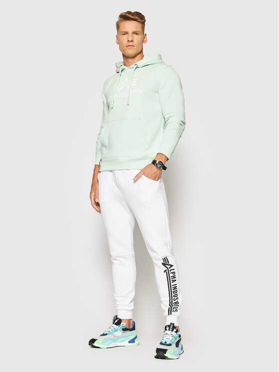 Alpha Industries Alpha Industries Bluza Basic 178312 Zielony Regular Fit