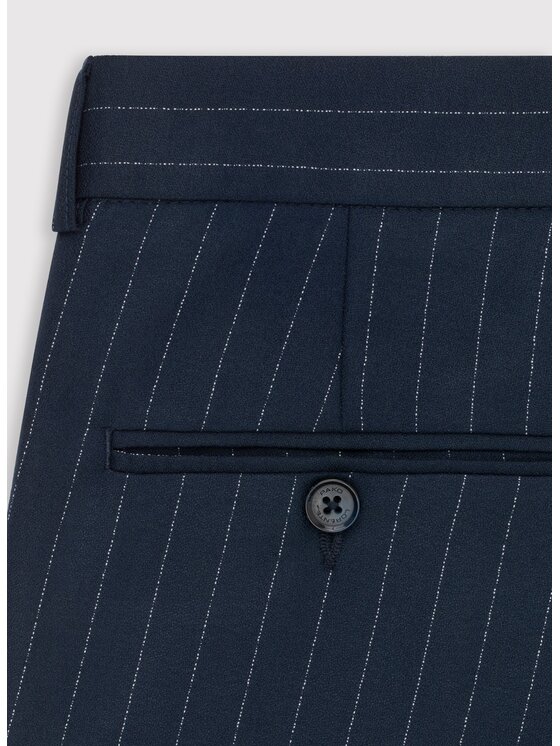 Pako Lorente Pako Lorente Spodnie garniturowe P23WF-6G-035 Granatowy Slim Fit