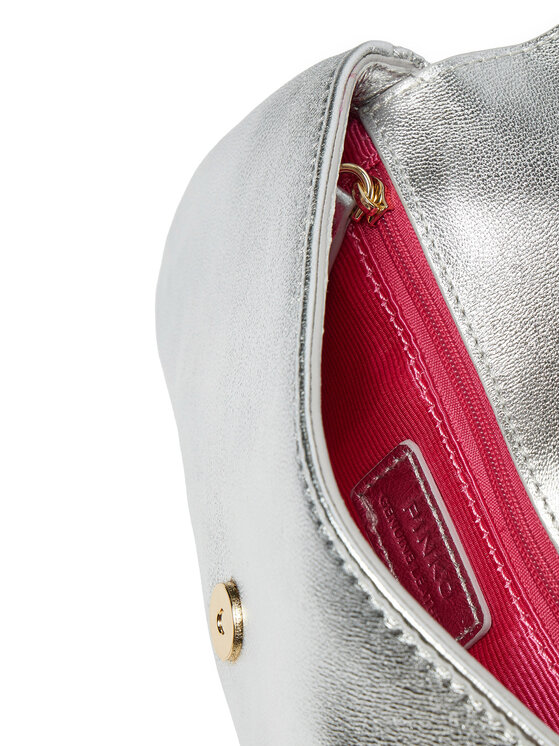 PINKO Pinko Torbica Marpesia Clutch Srebrna