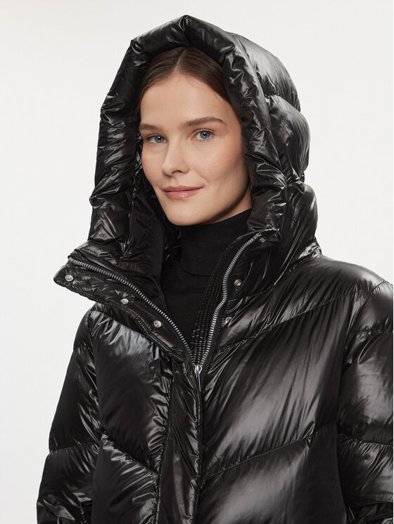 Woolrich Woolrich Vatovaná bunda Aliquippa Long CFWWOU0926FRUT3085 Černá Regular Fit