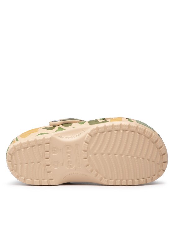 Crocs Crocs Pantoletten Classic Printed Camo Clog 206454 Grün