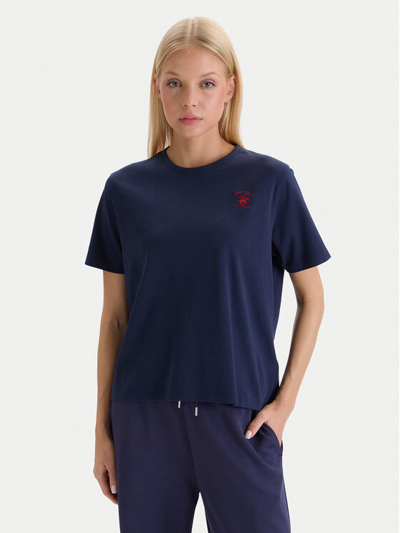 Beverly Hills Polo Club Beverly Hills Polo Club T-krekls W126-BHLTS-1031-20X Tumši zils Regular Fit