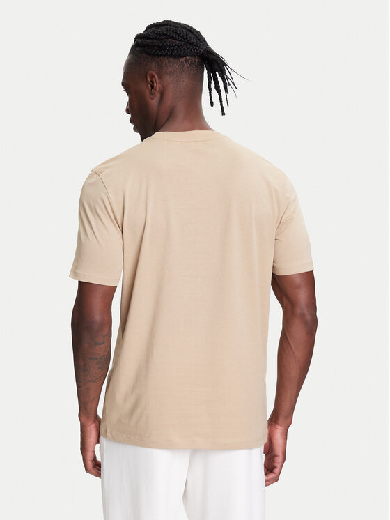 HUGO HUGO T-särk Dapusi 50544458 Beež Regular Fit