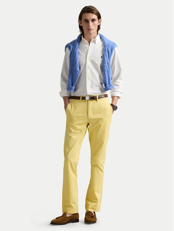 Polo Ralph Lauren Polo Ralph Lauren Cămașă 710937993008 Alb Custom Fit