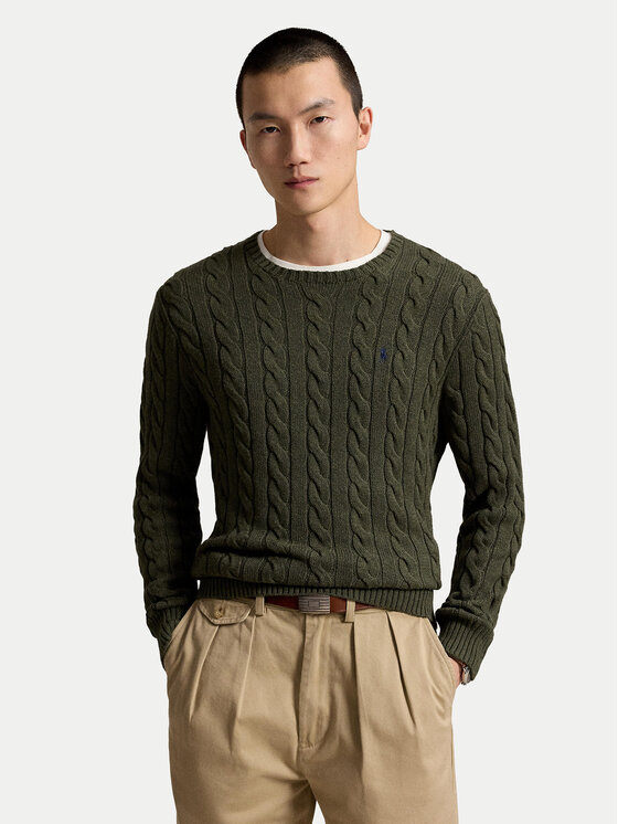 Polo Ralph Lauren Polo Ralph Lauren Maglione 710775885554 Verde scuro Regular Fit