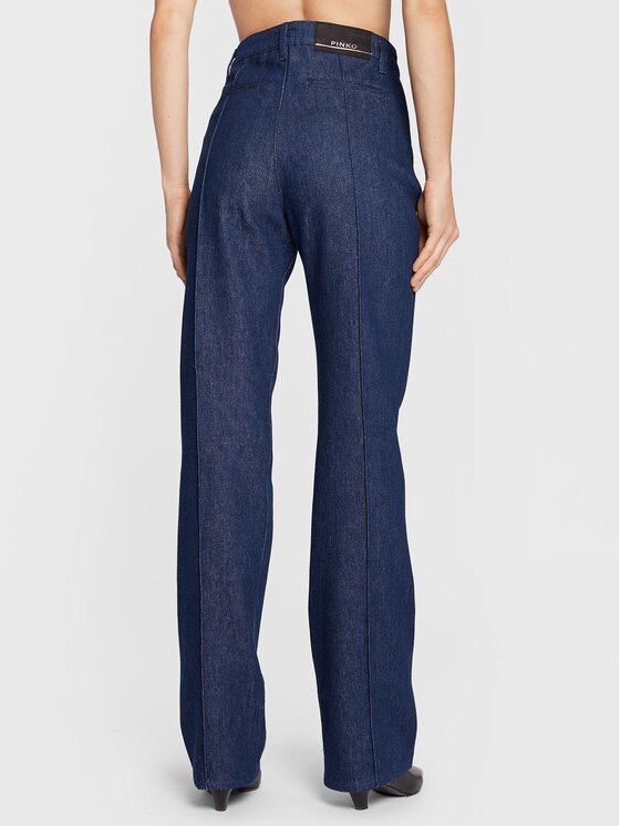 PINKO Pinko Farmer Strillo 1J111L A09I Kék Flare Fit