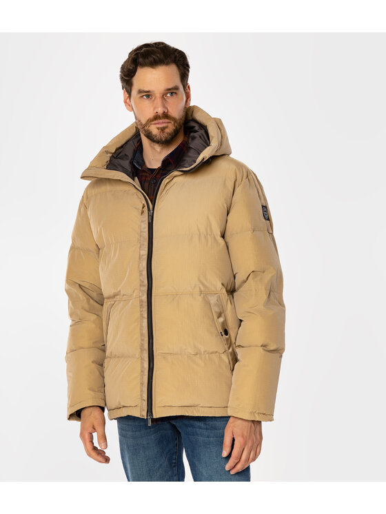 Lee Cooper Lee Cooper Kurtka zimowa MANUEL Beżowy Regular Fit