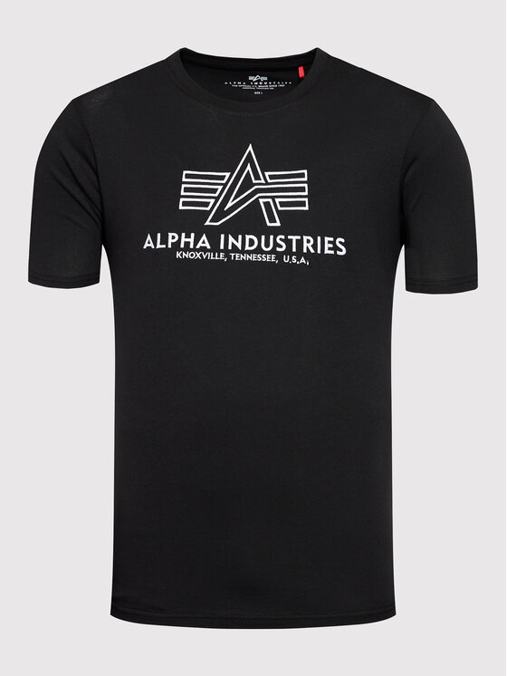 Alpha Industries Alpha Industries Tričko Basic 118505 Čierna Regular Fit