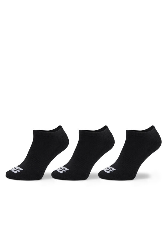 DC Set di 3 paia di calzini corti da uomo Spp Dc Ankle 3P ADYAA03187 Nero, taglia : 00