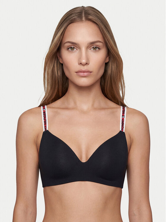 Tommy Hilfiger Tommy Hilfiger Grudnjak bez žice Lighty Lined UW0UW02413 Tamnoplava