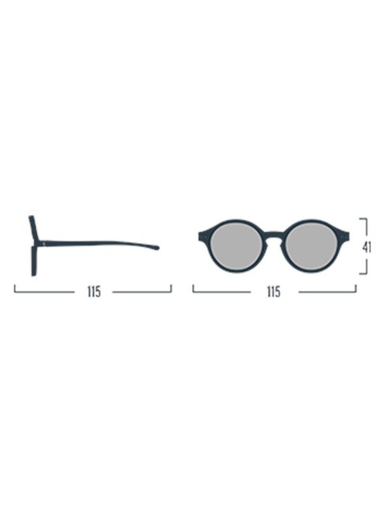 IZIPIZI IZIPIZI Okulary przeciwsłoneczne Sun Kids+ Czarny