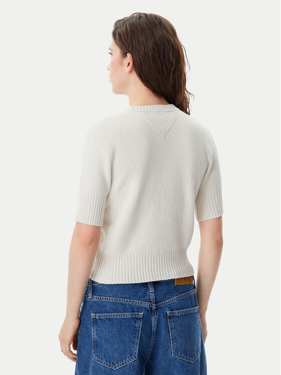 Tommy Jeans Tommy Jeans Džemper DW0DW20380 Bež Regular Fit