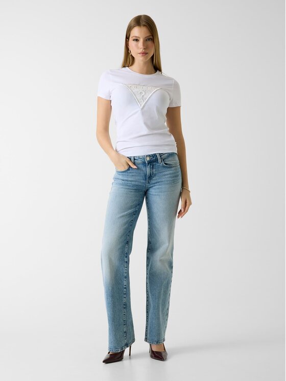 Guess Guess T-Shirt 181492 Biały Classic Fit