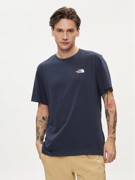 The North Face The North Face Tricou Simple Dome NF0A87NG Bleumarin Regular Fit