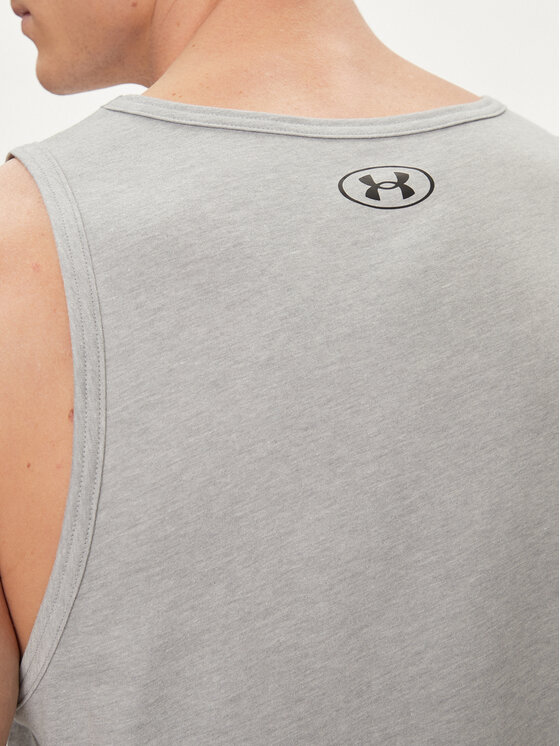 Under Armour Under Armour Tank top Ua Sportstyle Logo Tank 1382883-035 Sivá Loose Fit