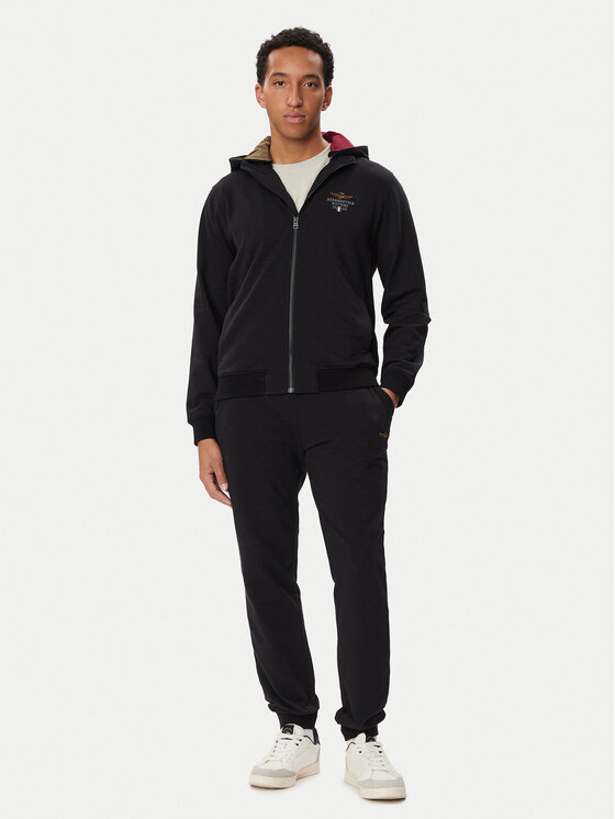 Aeronautica Militare Aeronautica Militare Trenerka 262TF0108UF00662 Crna Regular Fit