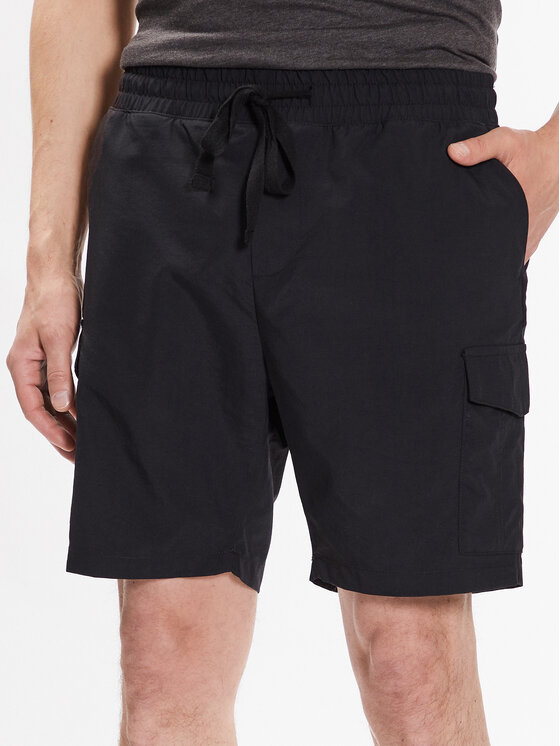 Brave Soul Brave Soul Stoffshorts MSRT-FINETAS Schwarz Regular Fit