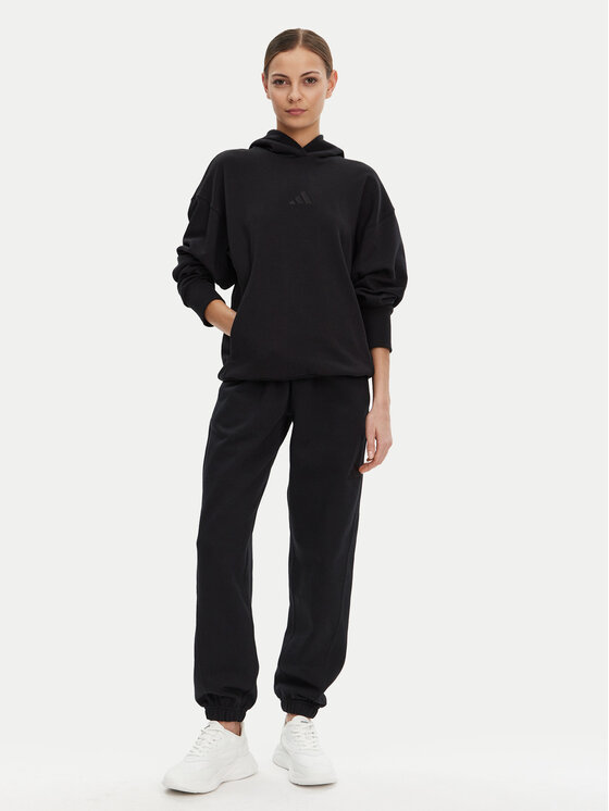 adidas adidas Pantaloni trening ALL SZN Fleece IW1024 Negru Loose Fit