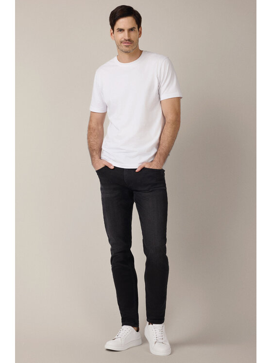 Lancerto Lancerto Spodnie materiałowe Guido SP113225000010 Szary Slim Fit