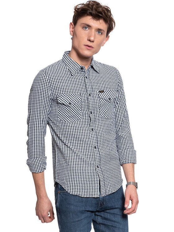 Lee Lee Camicia WESTERN SHIRT Bianco Slim Fit