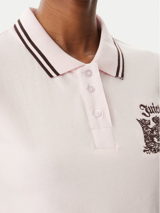 Juicy Couture Juicy Couture Polo Juicy Puff JCGCT126015 Ružičasta Slim Fit