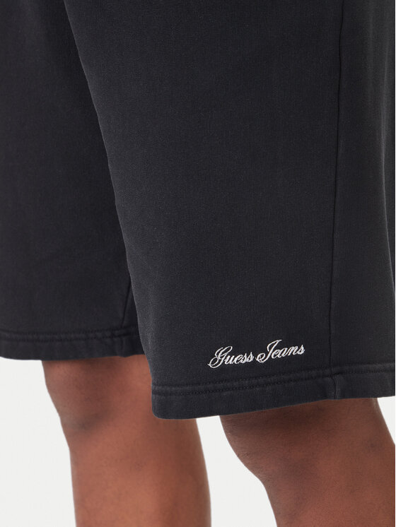 Guess Jeans Guess Jeans Sportshorts M6GD49 KCPR1 Schwarz Regular Fit