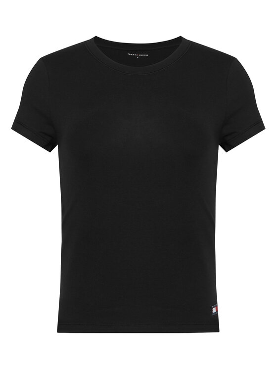 Tommy Hilfiger Tommy Hilfiger Komplet t-shirtów UW0UW06657 Czarny Slim Fit