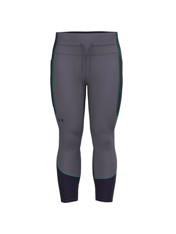 Legginsy, rozmiar L, Szare, Under Armour HG Armour 6M Ankle Leg Block