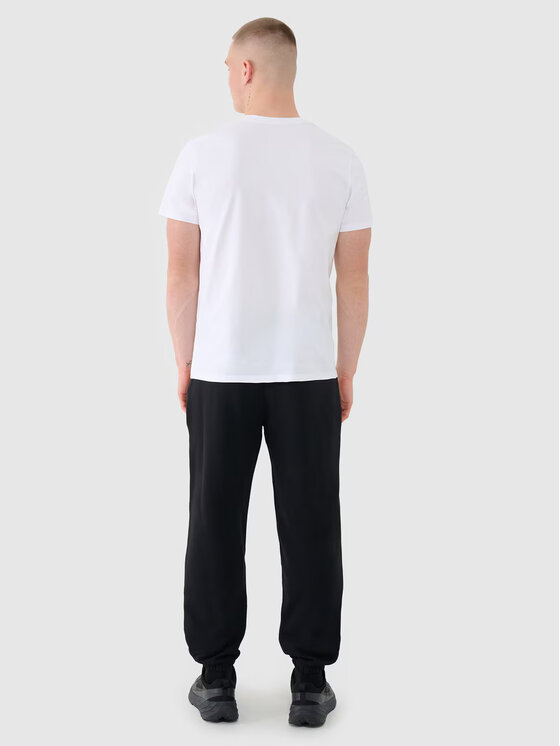 4F Jogger nohavice 4FWMM00TTROM1139-20S Čierna Regular Fit