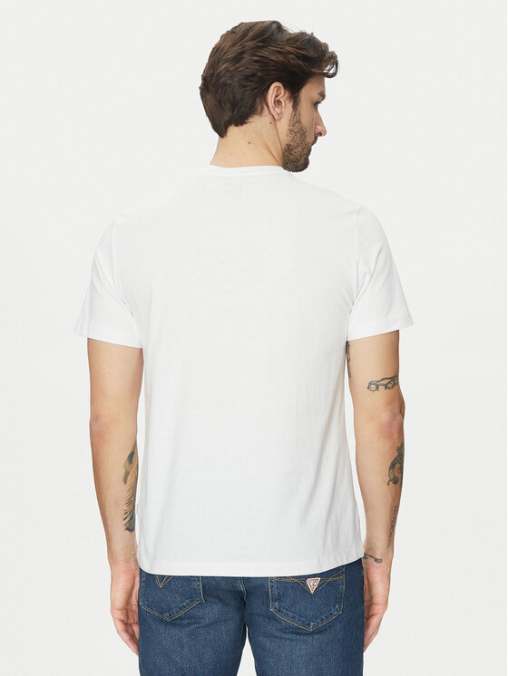 Guess Jeans Guess Jeans T-Shirt M5GI55 K8FQ4 Biały Regular Fit