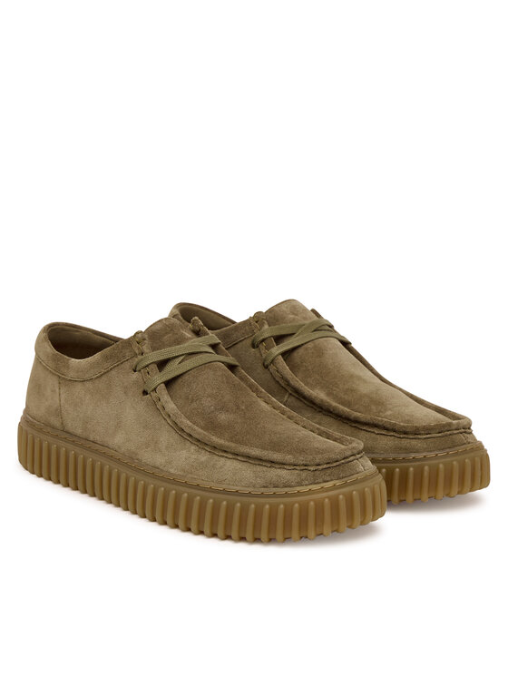 Clarks Clarks Félcipő Torhill Lo 26187378 Zöld