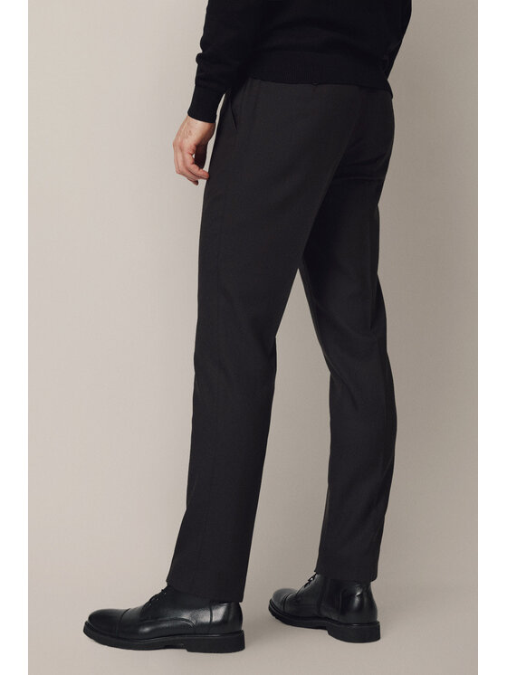 Lancerto Lancerto Spodnie materiałowe Artemio SP073225000016 Brązowy Slim Fit