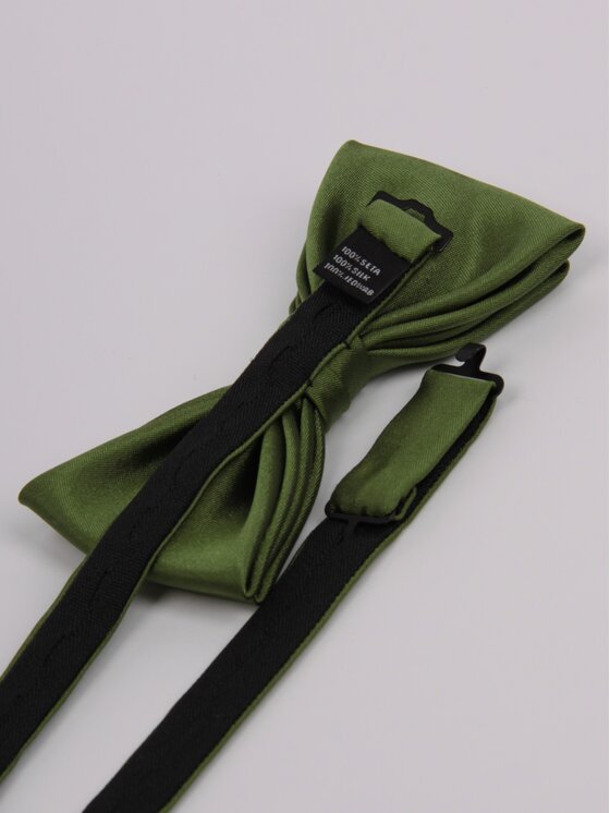 ELSNER ELSNER Παπιγιόν BUTTERFLY Z JEDWABNEGO ŻAKARDU A1181 Πράσινο