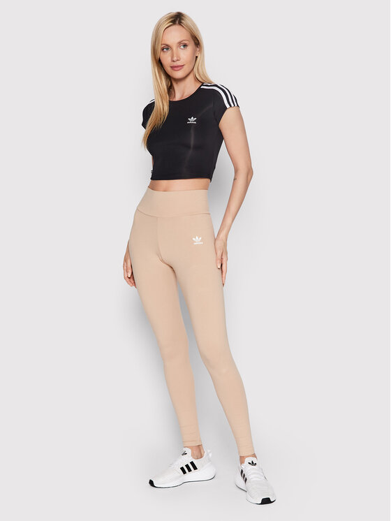 adidas adidas Футболка adicolor Classics 3-Stripes HM4710 Чорний Slim Fit