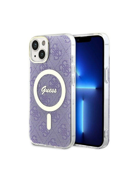 Etui na telefon Guess, Fioletowe, 4G MagSafe
