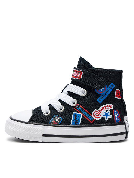 Converse Converse Кецове Chuck Taylor All Star Easy On Stickers A06357C Черен