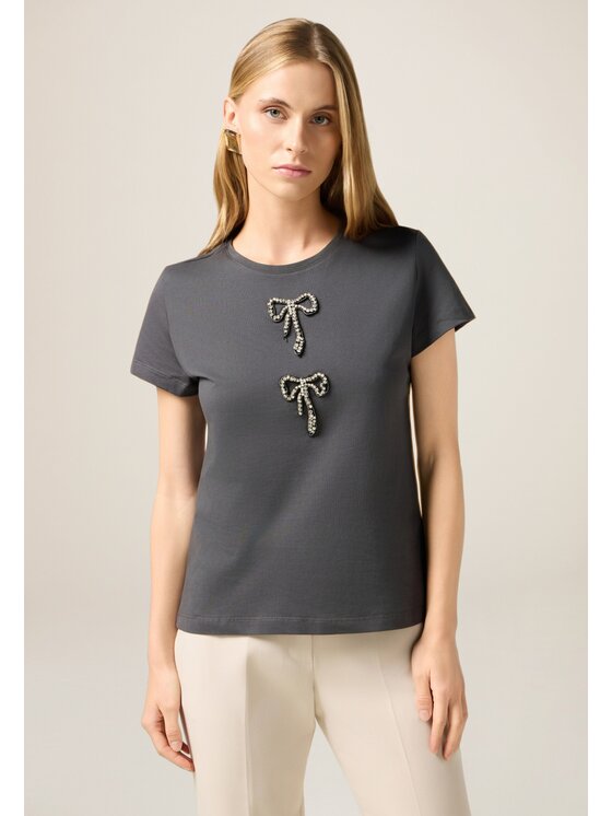 Oltre Oltre T-shirt G039J004503N023 Grigio Regular Fit