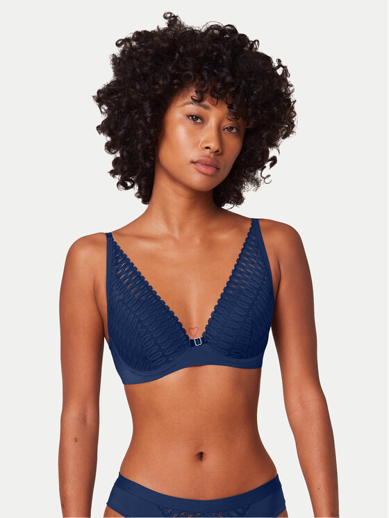 Triumph Bralette krūšturis Aura Spotlight 10216460 Zils