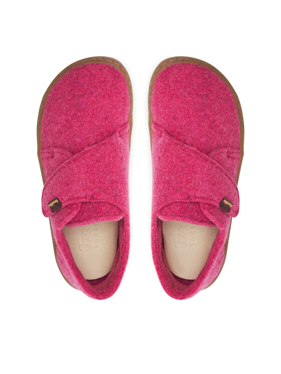 Froddo Froddo Papuče Barefoot Wooly Slippers G1700341-9 S Ružičasta