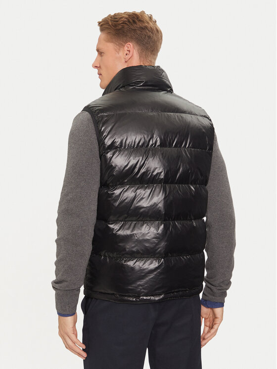 La Martina La Martina Bezrękawnik ZMO007 PA078 Czarny Regular Fit