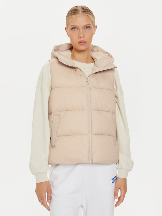 4F 4F Жилетка за костюм 4FWAW24TVJAF141 Бежов Regular Fit